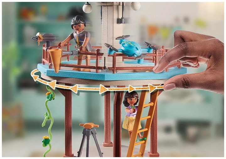 Produktbild Playmobil Forschungsturm mit Kompass (71008, Playmobil Wiltopia)