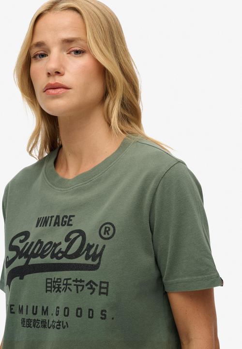 Actual product image Superdry Embellished Vl Relaxed Tee (S)