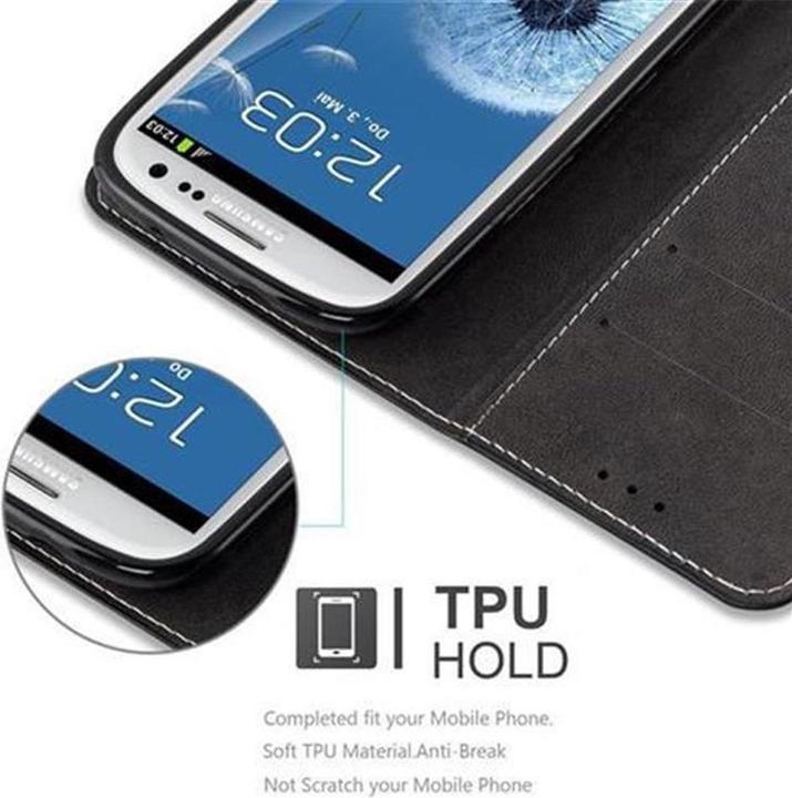 Actual product image Cadorabo Book X Wallet Cover (Samsung Galaxy S3)