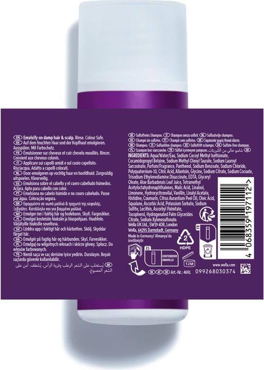 Produktbild Wella Ultimate Color - Sulfatfreies Shampoo (Flüssiges Shampoo, 50 ml)