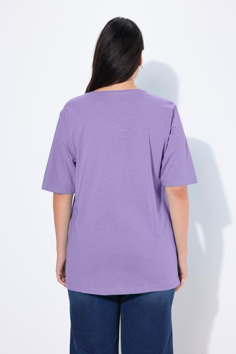 Produktbild Ulla Popken T-Shirt, Rundhalsausschnitt, Relaxed, Halbarm (58)