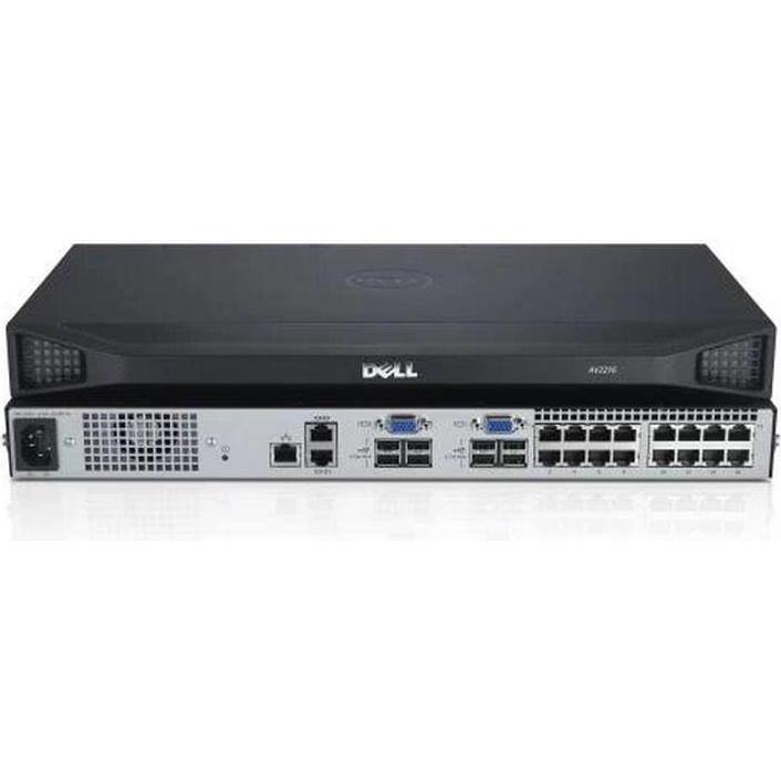 Dell DAV2216-G01 16-port analog, upgradeable to digital KVM, KVM Switch, Silber