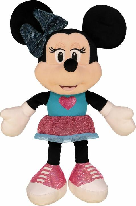 Dino Plüsch Minnie in blauem und rosa Kleid 25cm