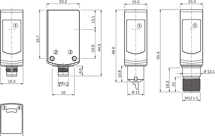 Actual product image Sick Miniature photoelectric sensor