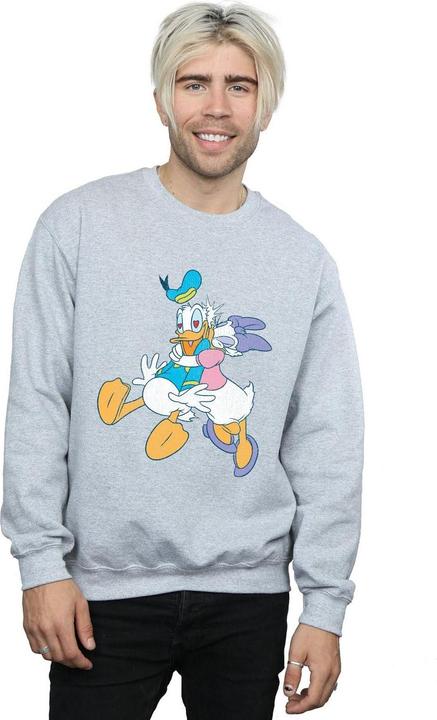 Immagine prodotto Disney Donald And Daisy Duck Kiss Felpa Uomo (S)
