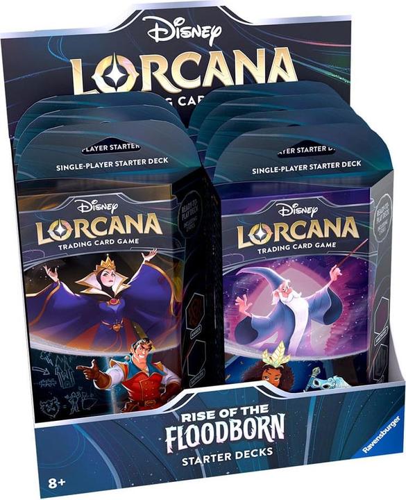 Disney Lorcana TCG Rise of the Floodborn (8) *Edizione inglese* (Inglese, Display del booster)