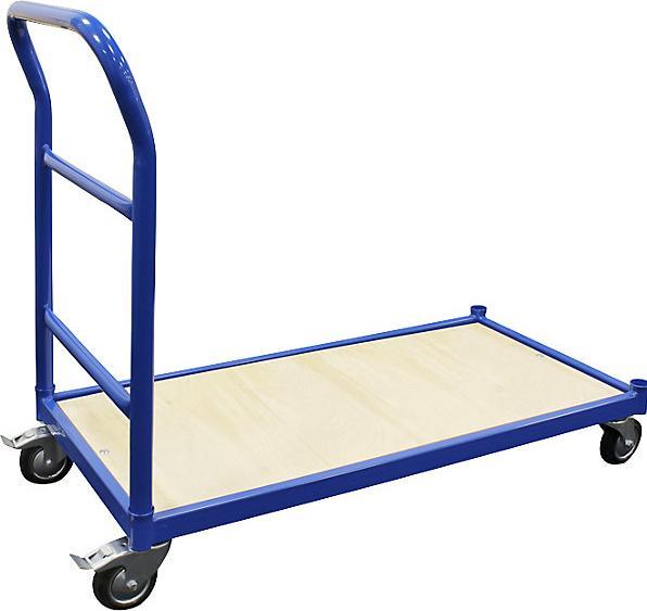 Image du produit eurokraft basic Chariot plate-forme, force 250 kg, L x l plate-forme 1050 x 475 mm. (250 kg)
