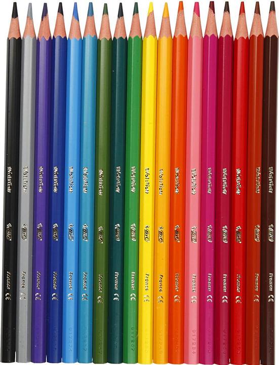 Actual product image Bic Kids Coloured pencils Evolution (18 x)