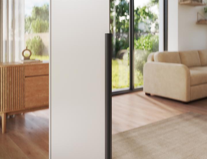 Produktbild ADRK Furniture Alera III mit Aufsatz – Drehtürenschrank (148 x 58 x 250 cm)