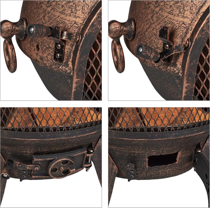 Actual product image Relaxdays Patio stove