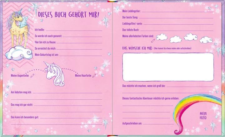 Actual product image Freundebuch: Einhorn-Paradies (German, Monika Finsterbush, 2020)