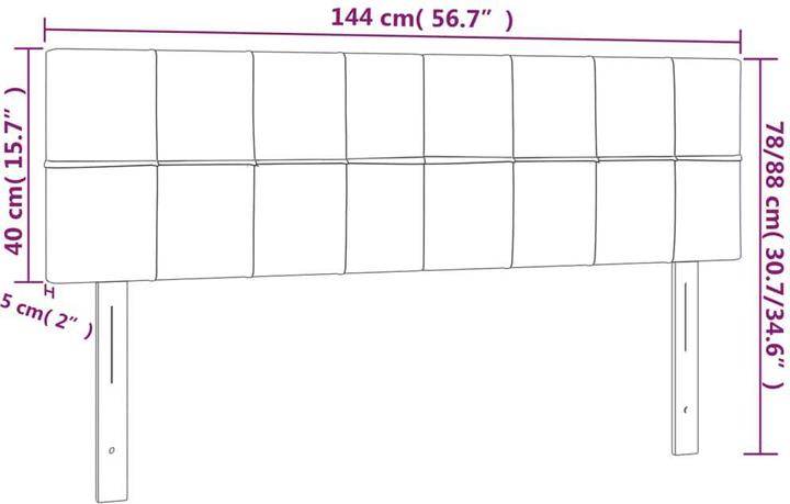 Actual product image VidaXL Ryanne (144 x 5 x 88 cm)