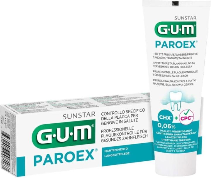 Actual product image GUM Paroex Toothpaste 0.06% Chlorhexidine + Cpc 75ml (75 ml)