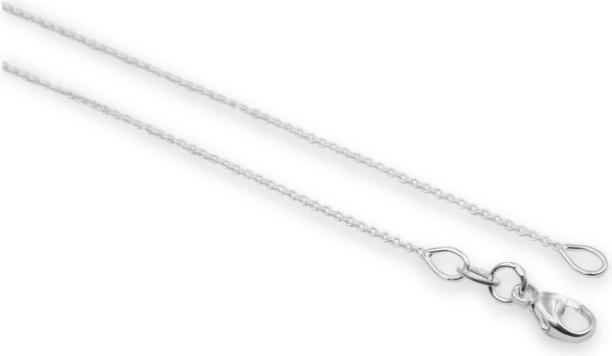 Immagine prodotto Muau Ancora rotonda (Oro bianco 750/18 carati, 50 cm)
