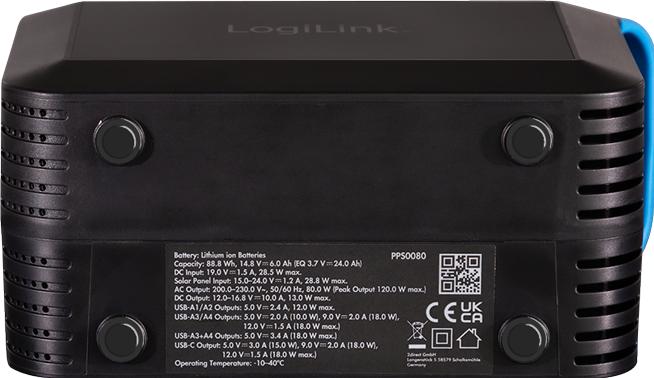 Produktbild LogiLink Mobiles Ladegerät (120 Wh, 1.04 kg)