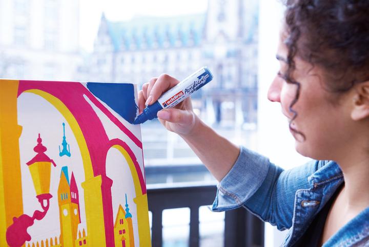 Produktbild Edding Acrylmarker 5000 Breit (Enzianblau, 10 mm, 1 x)