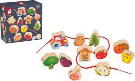 Actual product image Janod Farmyard threading beads