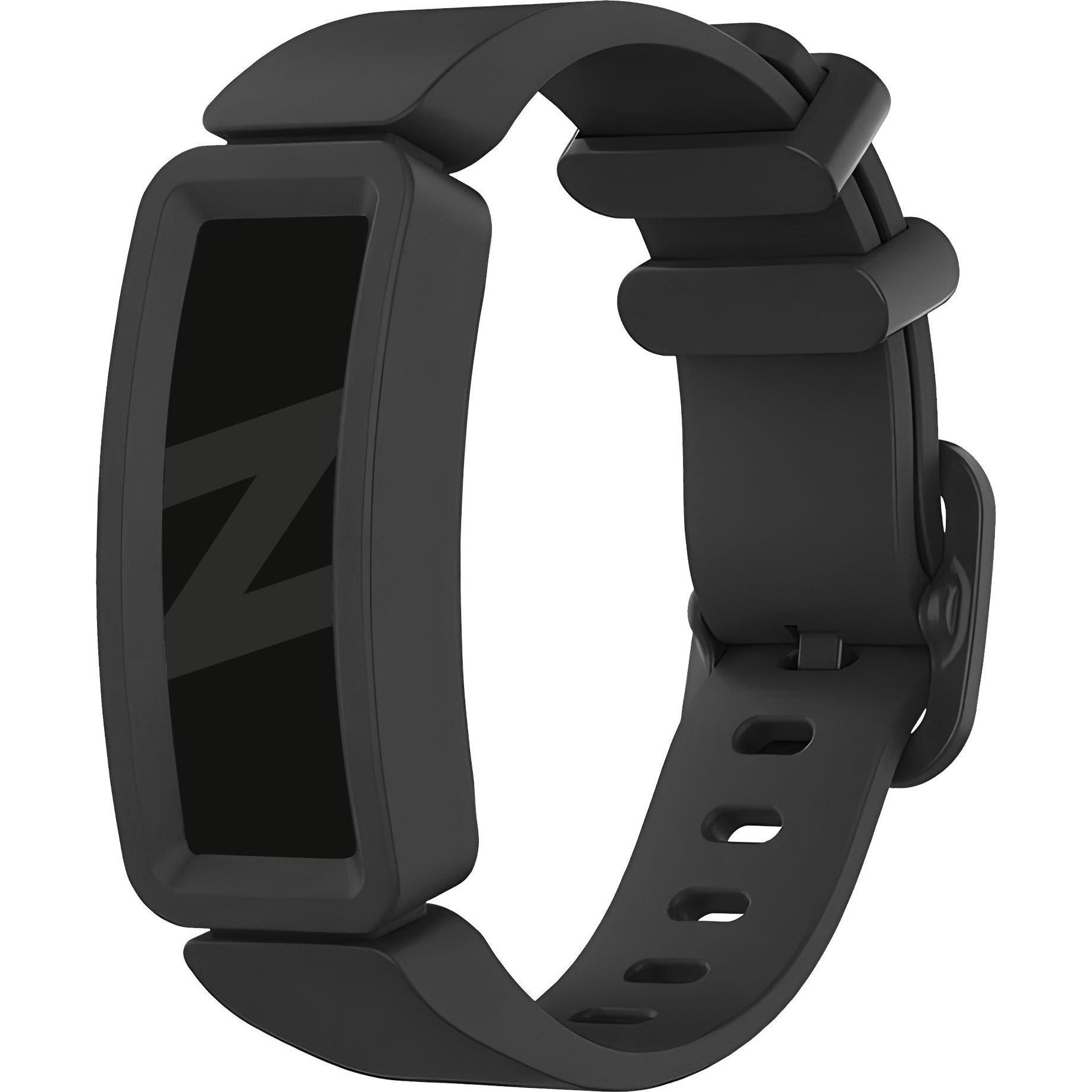 Bandz Silikon Armband (Silikon, Ace 2), Uhrenarmband, Schwarz