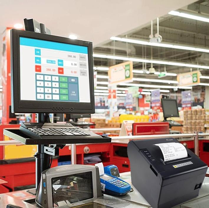 Actual product image equip Thermodrucker 58/80mm USB/Bluetooth/WiFi/+ schwarz (Bluetooth, USB, WLAN)