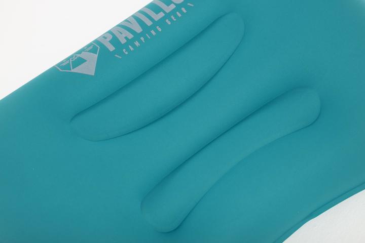 Actual product image Bestway Pavillo 18.5" x 12" x 6"/47cm x 31cm x 15cm ToughLite Flex Pillow, Blue, Monochromatic, Rect