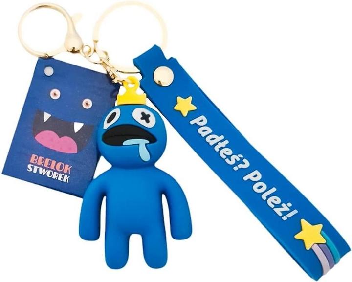 Du bist gefallen, blauer Kreaturen-Schlüsselanhänger