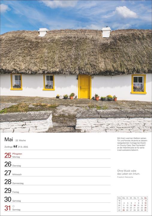 Image du produit Harenberg Irland Wochenplaner 2026 - Eine Reise in 53 Bildern (Allemand)