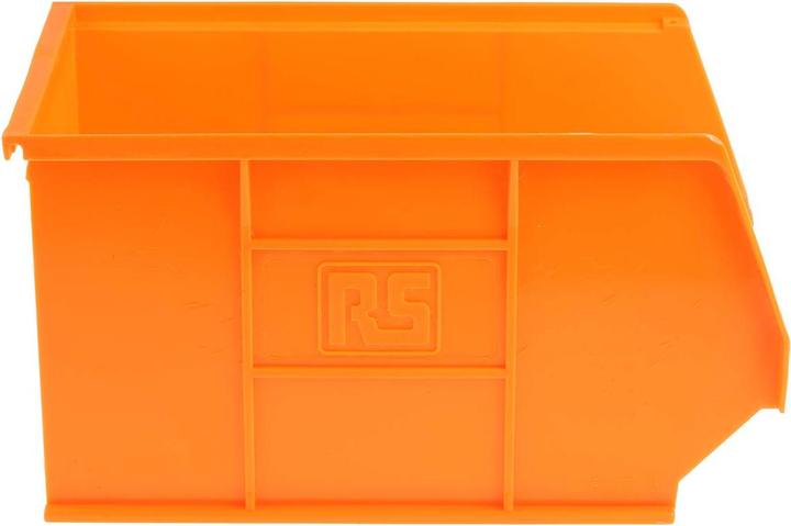 Actual product image RS PRO Orange std storage bin,150x240x130mm