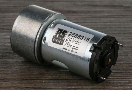 Produktbild RS PRO Getriebemotor 24VDC 75U/min