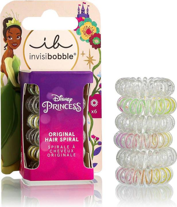 Immagine prodotto Invisibobble Lacci per capelli per bambini originali Disney Tiana 6 pezzi (Set di cravatte per capelli)