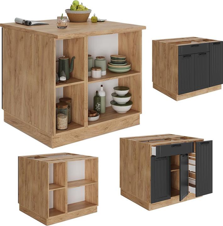 Produktbild Vicco Kücheninsel Fame-Line (90 x 81.60 x 82 cm)