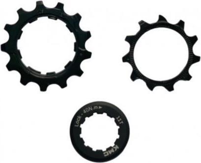 Image du produit KMC React Casette 10-Speed 11-36 - Lockring + 11T & 13T Sprocket
