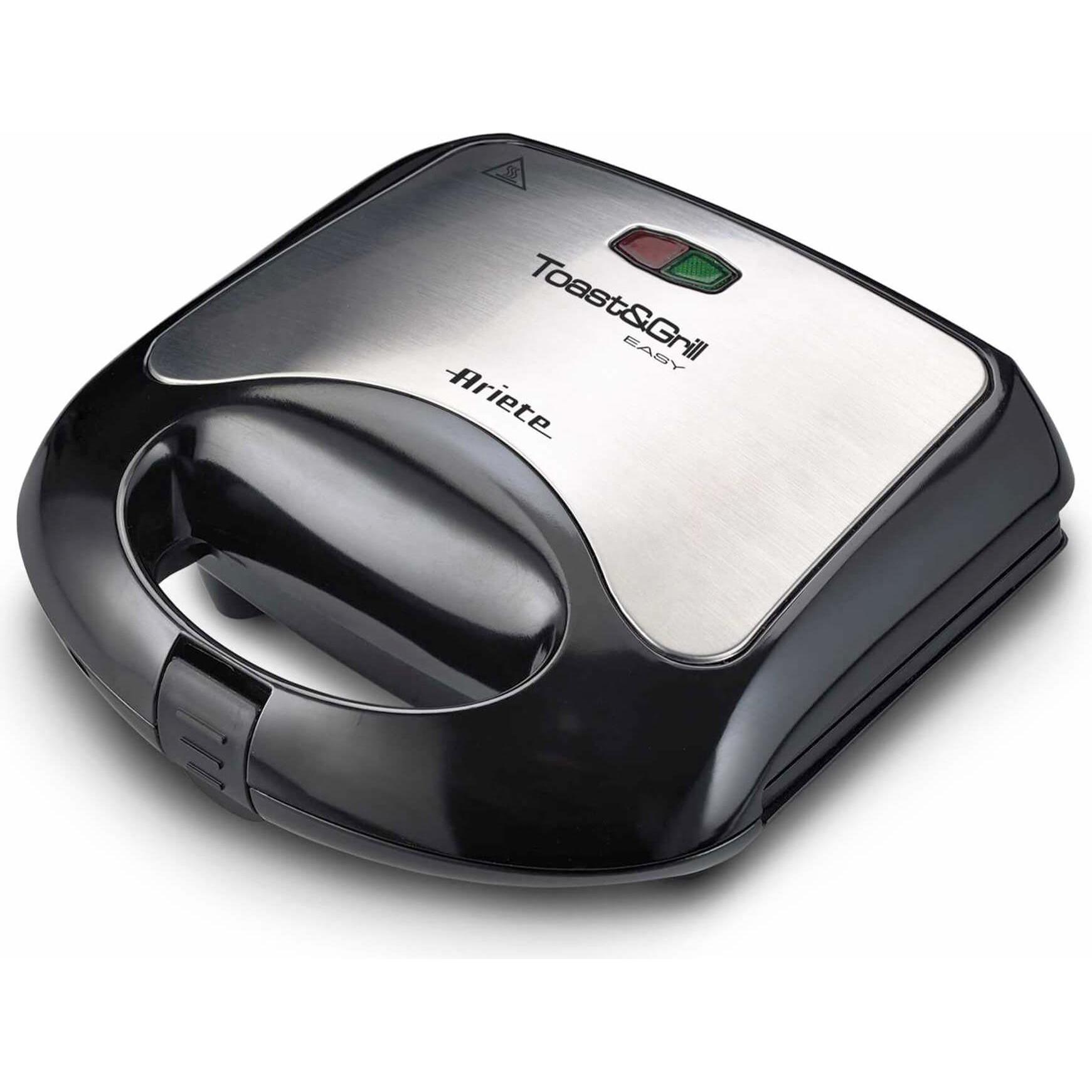 Ariete 1980 - Schwarz - Grau (A1980), Toaster, Schwarz, Grau