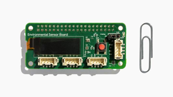Image du produit Berrybase Google Coral Environmental Sensor Board