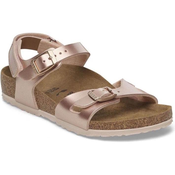 Birkenstock, Bambine, Sandali + Ciabatte, Rio AS Jr 1029530 Sandali, Oro, Pink, (39)