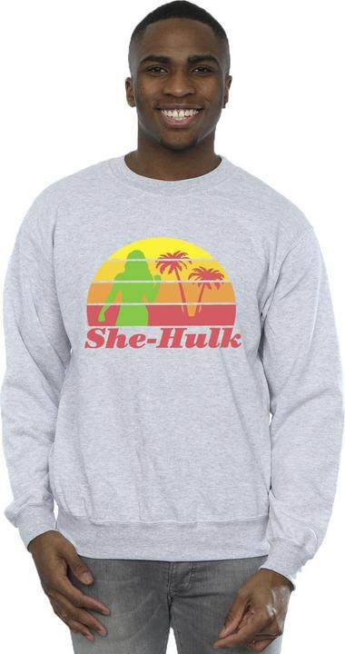 Actual product image Mens She-Hulk: Attorney At Law Sunset Flex Sweatshirt (3XL)