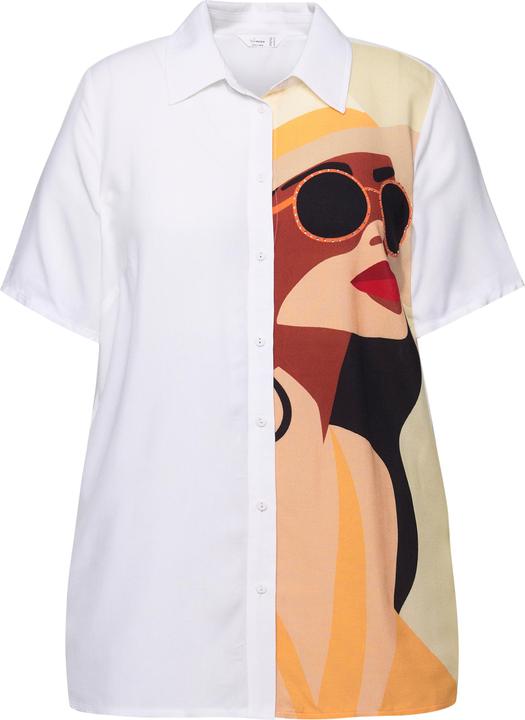 Produktbild Miamoda Bluse, A-Linie, Frauen-Motiv, Halbarm (52)