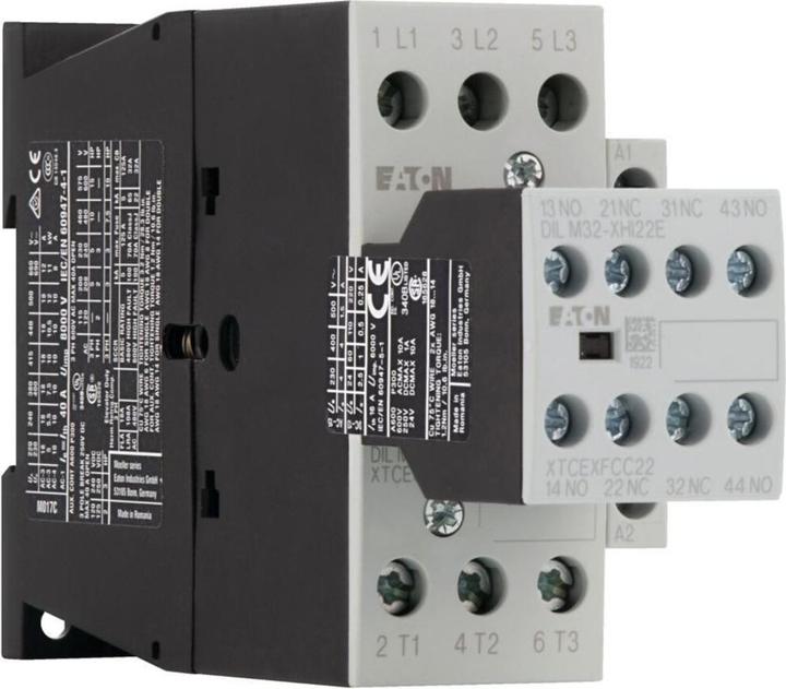 Actual product image Eaton Electric GmbH Power contactor 7.5kW/400V 240V60Hz DILM17-22 2