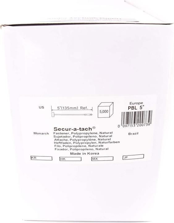 Avery Dennison Sicherheitsfäden 5″ Zoll 135mm (5000 Stk.) (135 mm, 5000 Stk.)