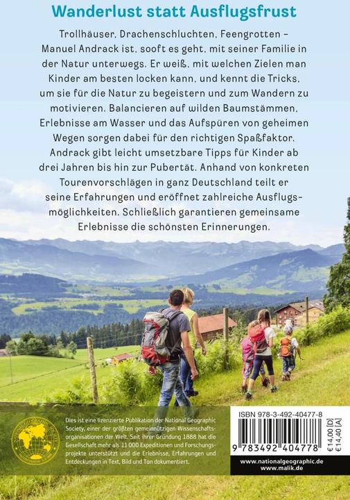Produktbild Mit Kindern wandern (Deutsch, Manuel Andrack, 2018)