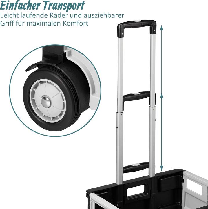 Produktbild Relaxdays Einkaufstrolley