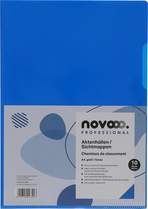 Produktbild Novooo Pro Sichtmappen 150my A4 (A4, 10 x)