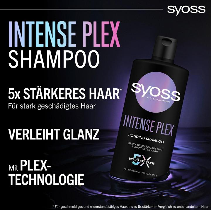 Produktbild Syoss Shampoo Intense Plex 440 ml (440 ml, Flüssiges Shampoo)