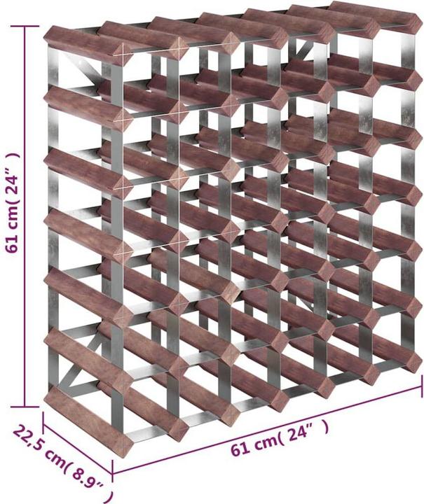 Produktbild VidaXL Dorkas (61 x 22,5 x 61 cm, 42 Fl.)