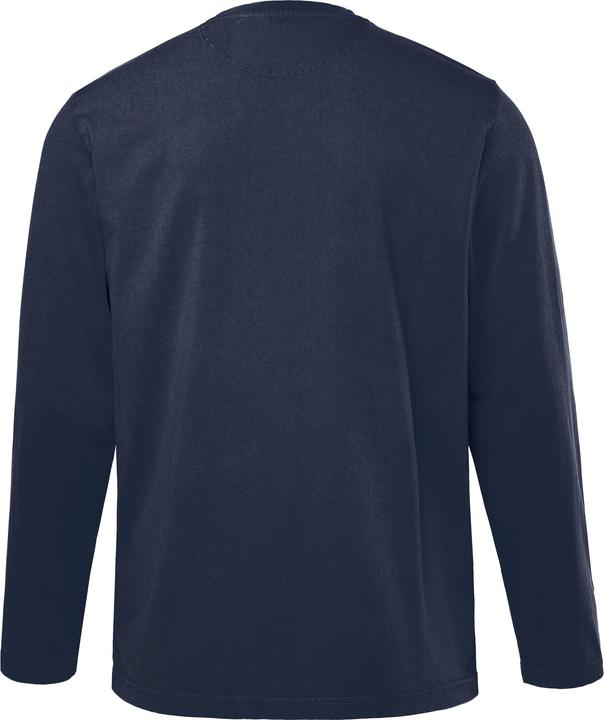 Image du produit Men+ Langarmshirt, Brustprint, Vintage Look (4XL)