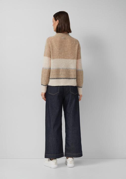 Produktbild s.Oliver Strickpullover Leichter Pullover mit Colour-Blocking und Pailletten (42)