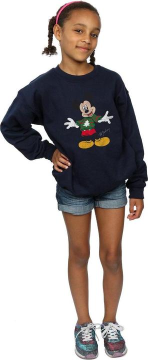 Produktbild Disney Mickey Mouse Christmas Jumper Sweatshirt Mädchen (152, 158)