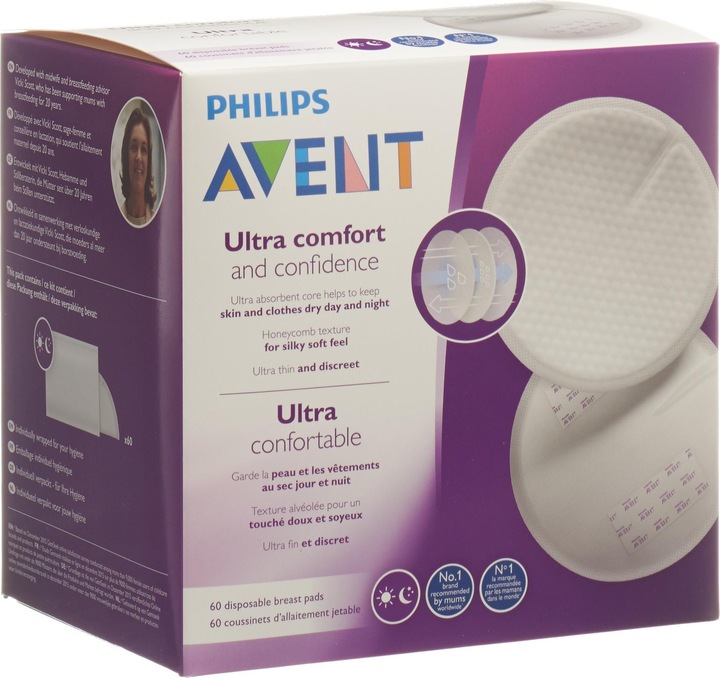 Productafbeelding Philips Avent Stilleinlagen (60 x)