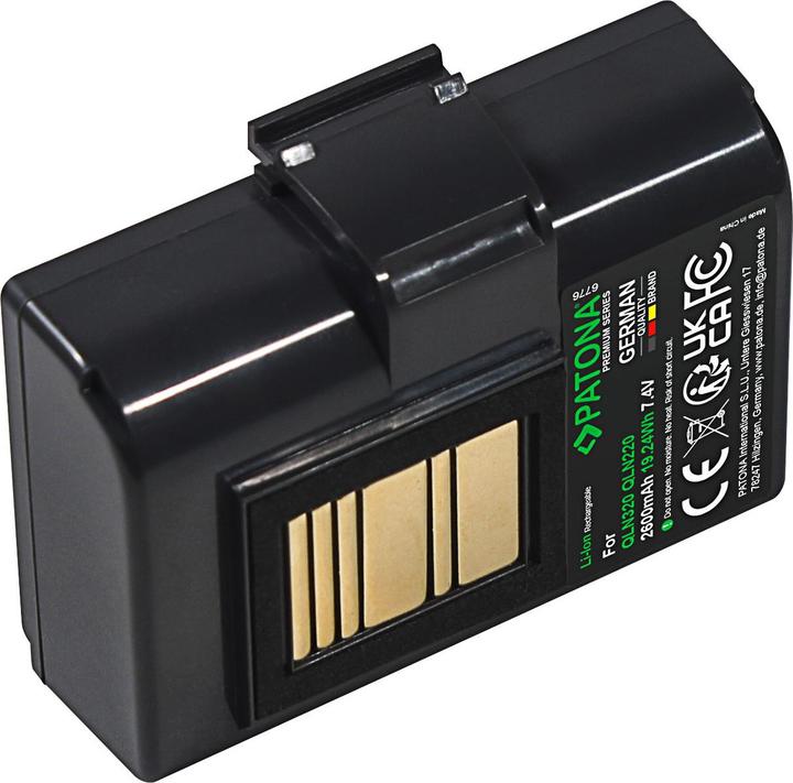 Patona Premium Akku für Zebra QLN320 BTRY-MPP-34MA1-01
