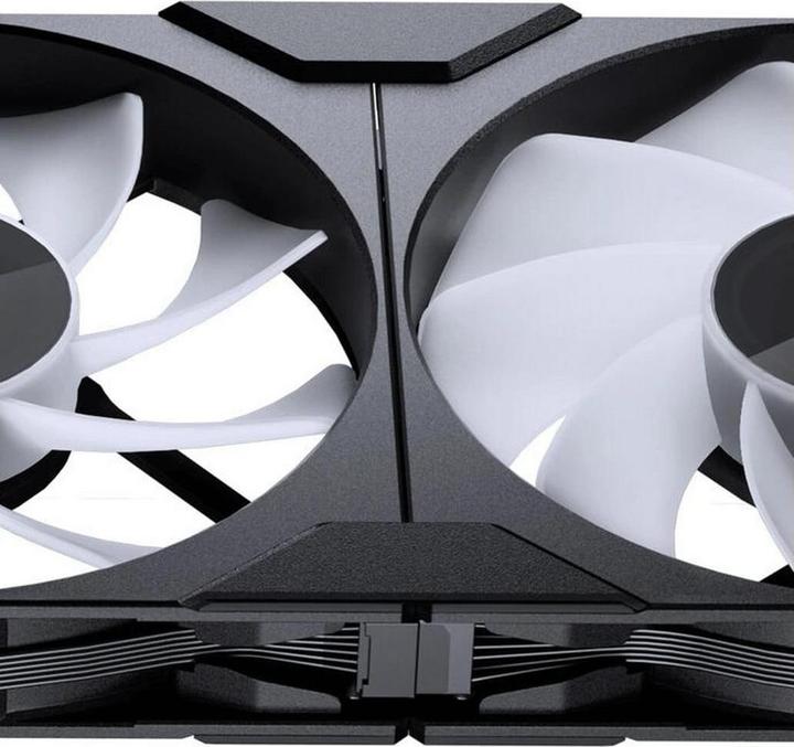 Actual product image Phanteks M25 Gen2 PWM D-RGB fan - Reverse Blade, 140mm, black (140 mm)