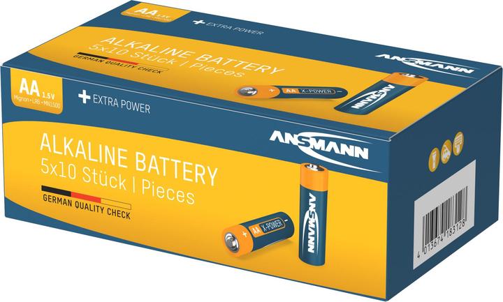 Actual product image Ansmann Alkaline X-Power 50s box AA advantage box (50 pcs., AA)